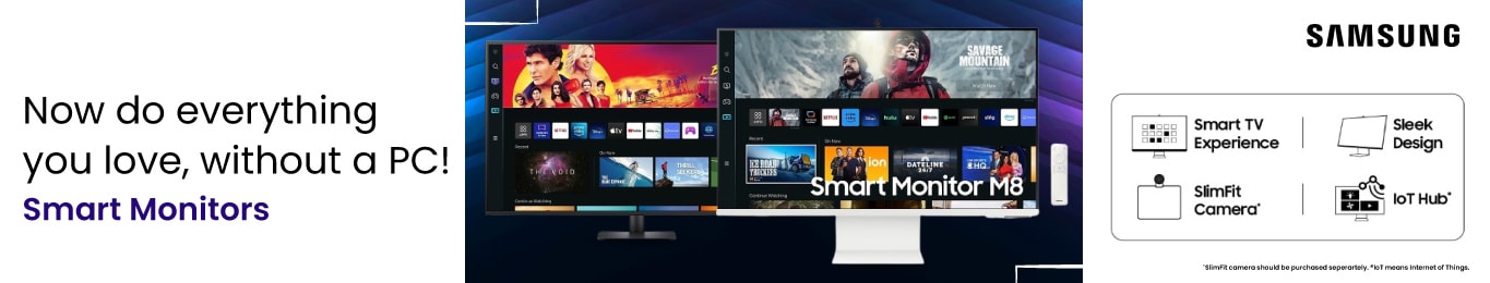 Samsung Smart Monitors Banner D